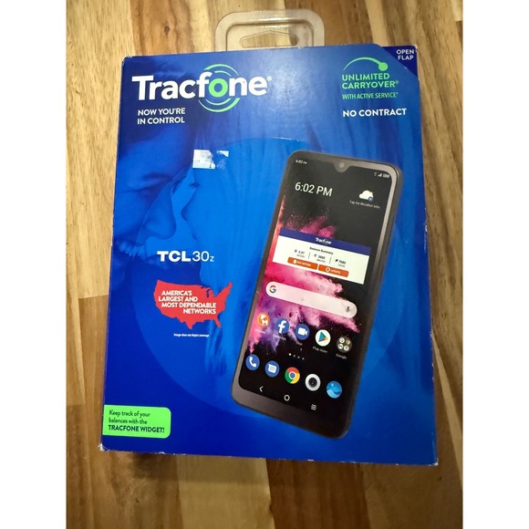 tracfone Other - TCL 30Z Tracfone Smartphone 32GB 4G LTE 6.1" HD+ Display NEW Sealed